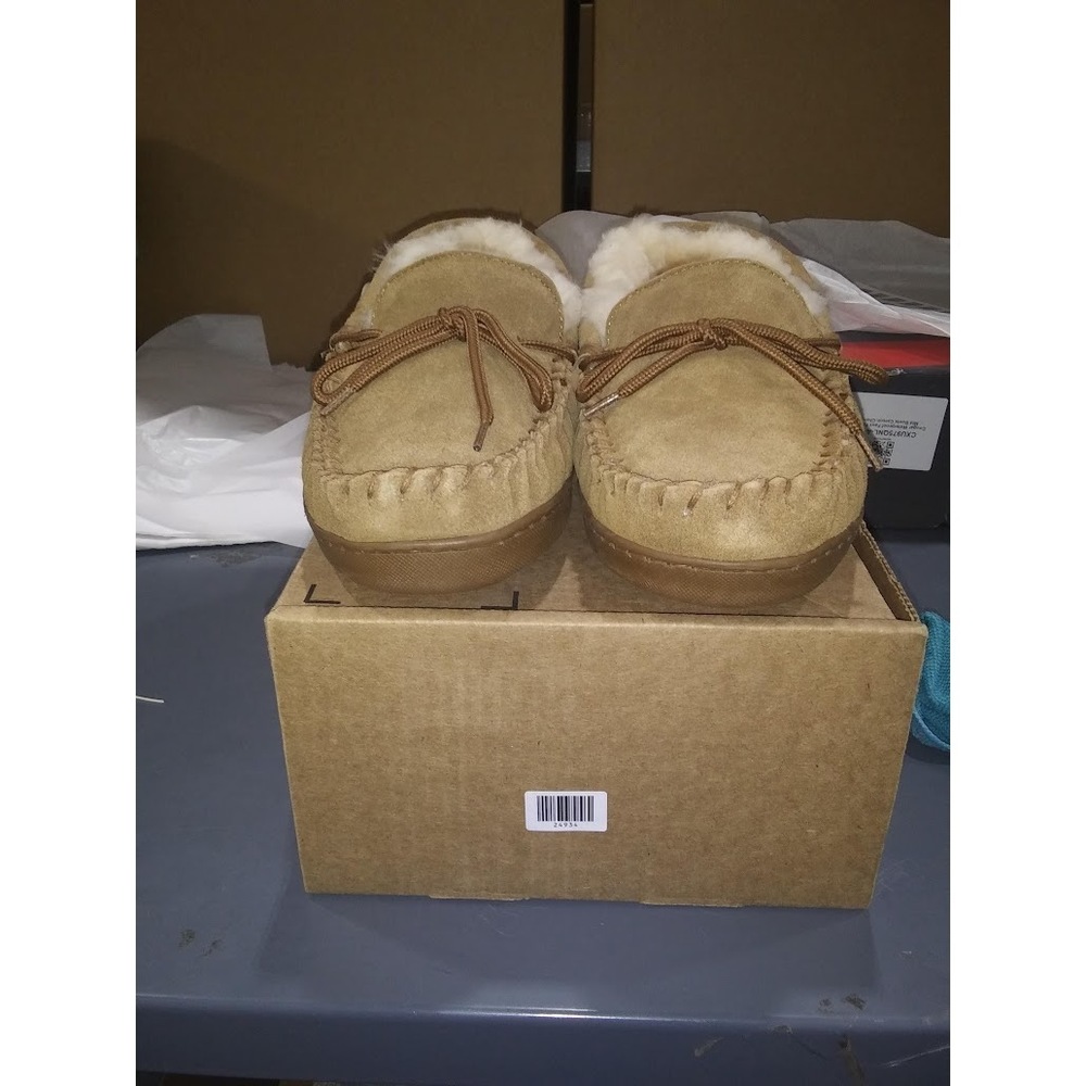 BEARPAW Mens Moc II Slipper Hickory 10 Comfortable Lightweight